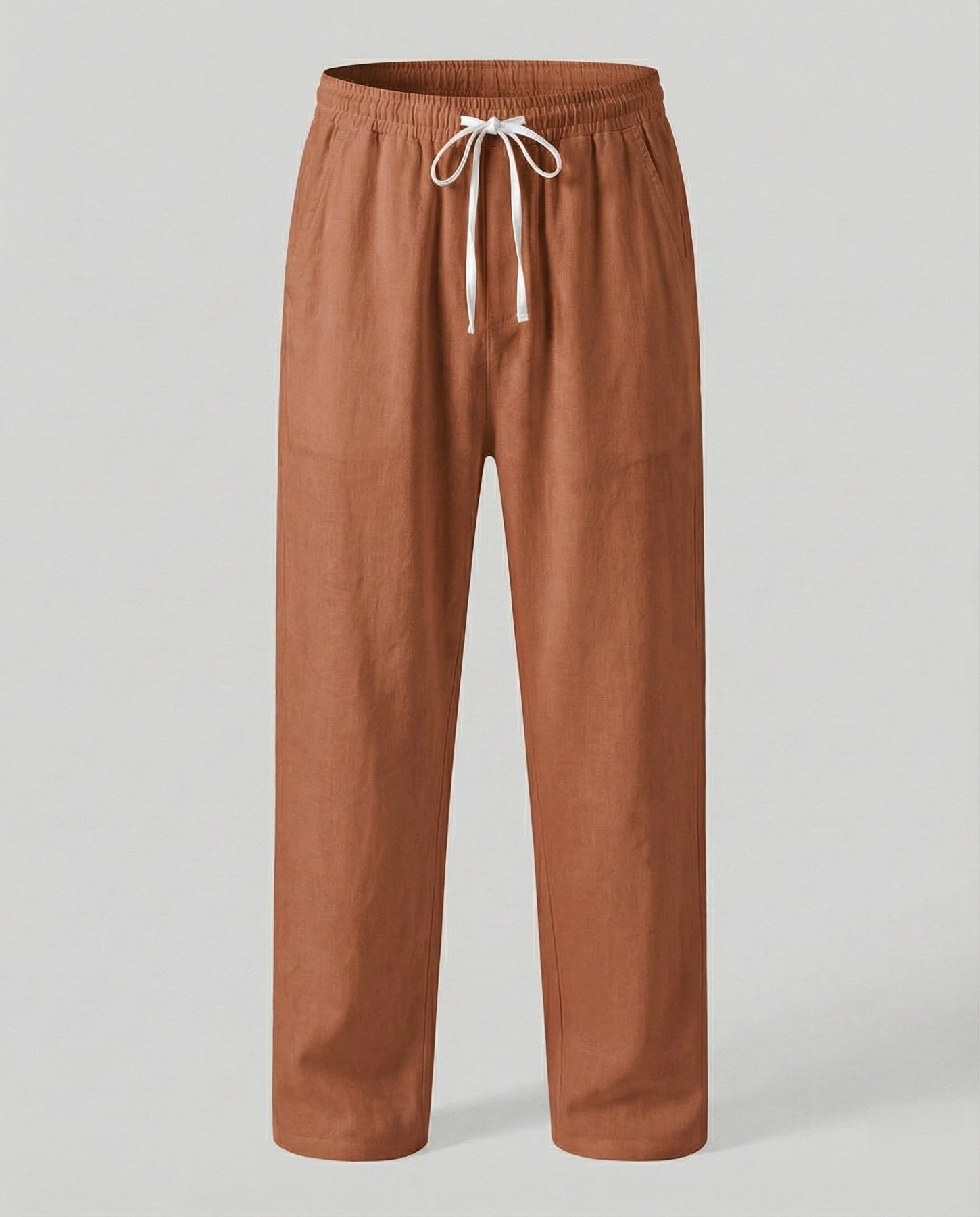 Ashton | Men's Drawstring Straight Leg Summer Trousers