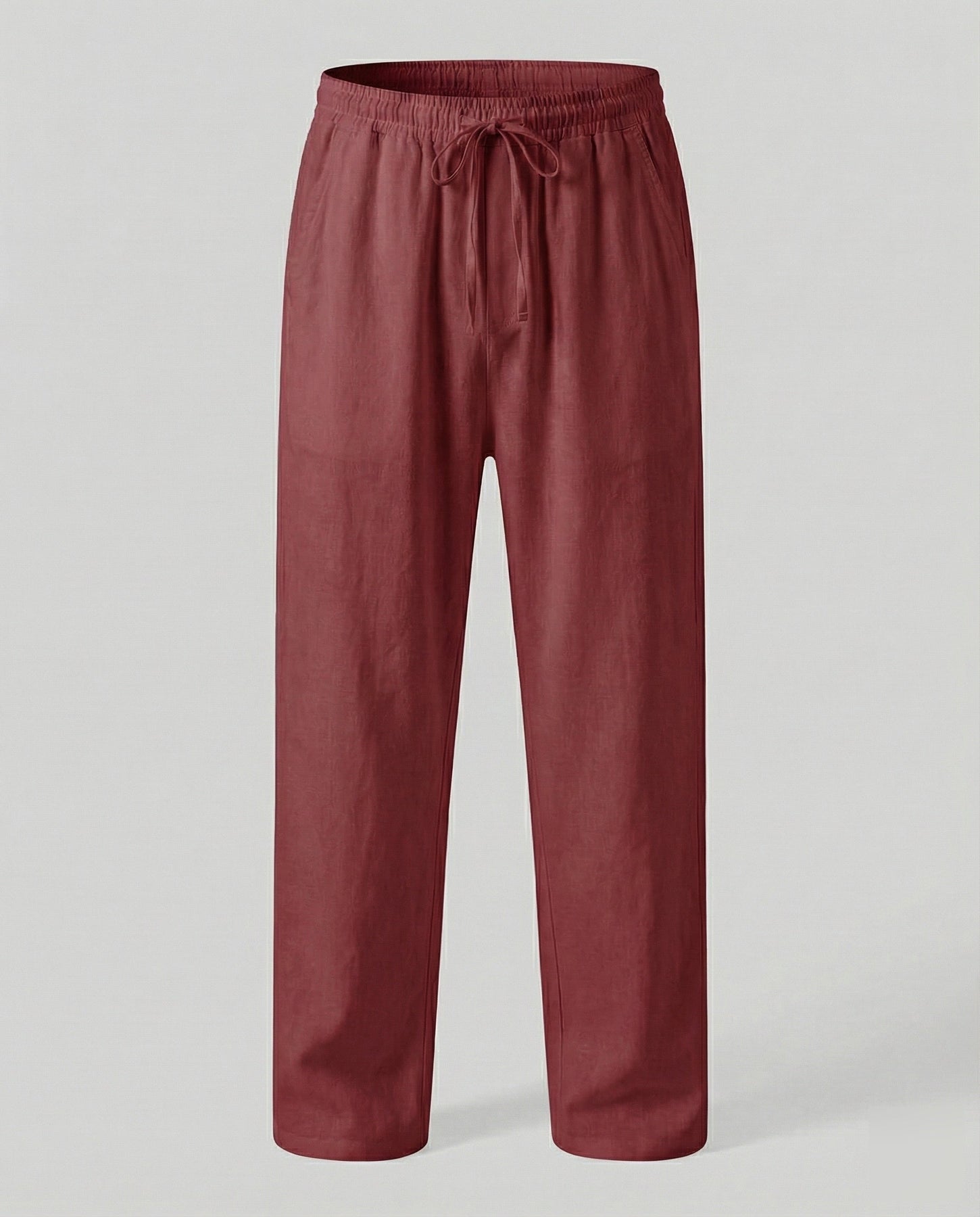 Ashton | Men's Drawstring Straight Leg Summer Trousers