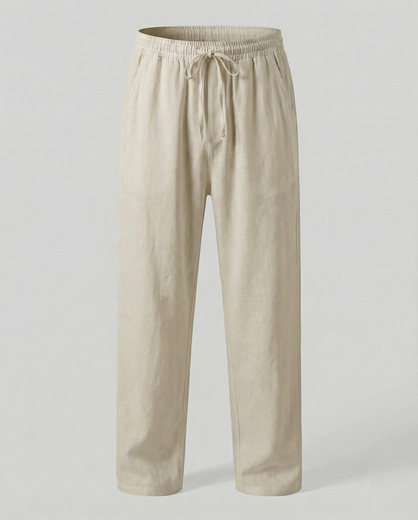 Ashton | Men's Drawstring Straight Leg Summer Trousers