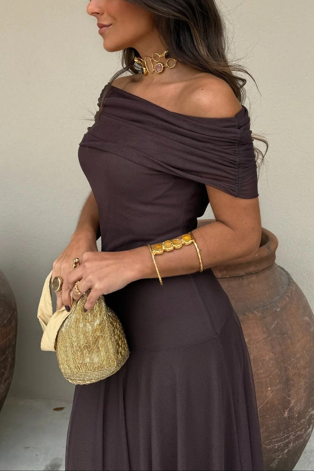 Astrid | Women’s One Shoulder Draped Graduation Party Dress