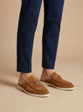 Auberon | Men's Open Back Slip On Round Toe Loafers