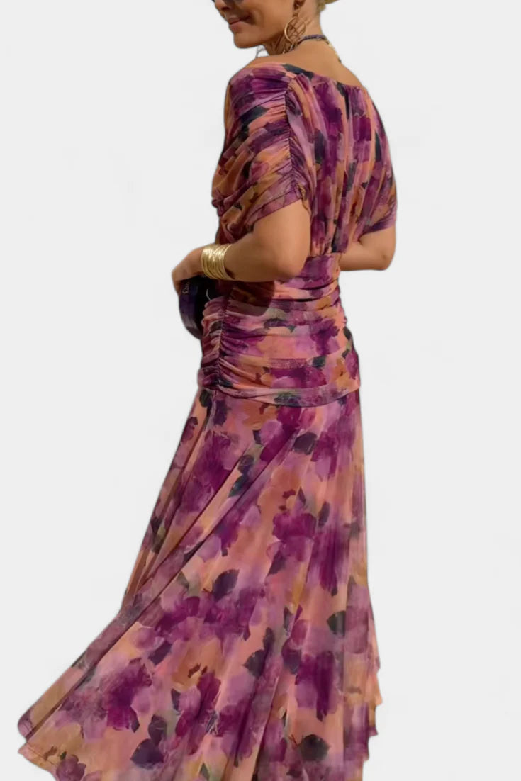 Ayla | Women’s Off Shoulder Twist Front Formal Gown