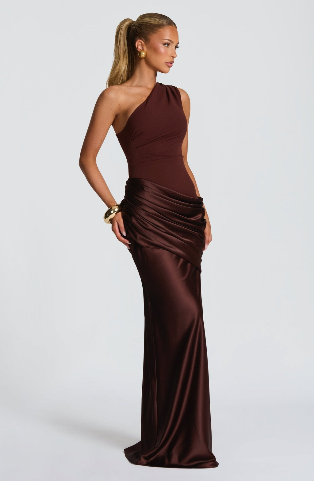 Azalea | Women’s One Shoulder Asymmetrical Wedding Guest Dress