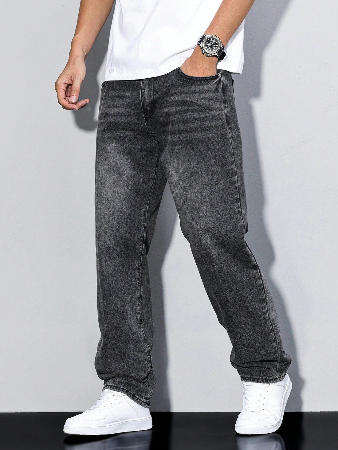 Baldwin | Men's Mid Rise Straight Leg Pockets Denim Jeans