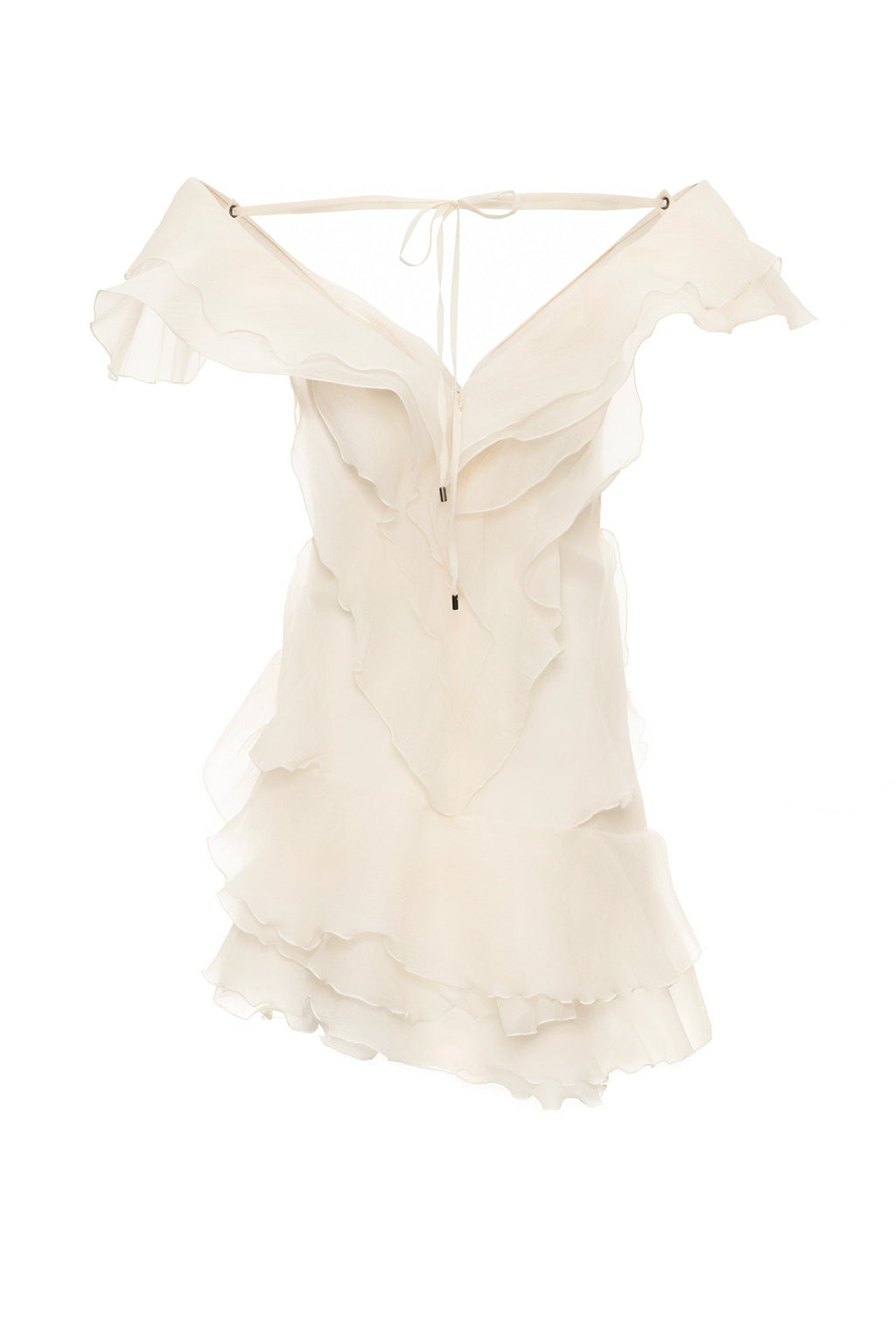 Barbara | Women's Off Shoulder Strapless V Neck Mini Dress