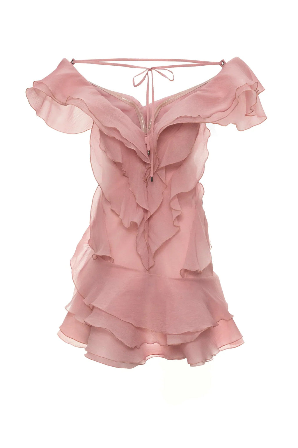 Barbara | Women's Off Shoulder Strapless V Neck Mini Dress