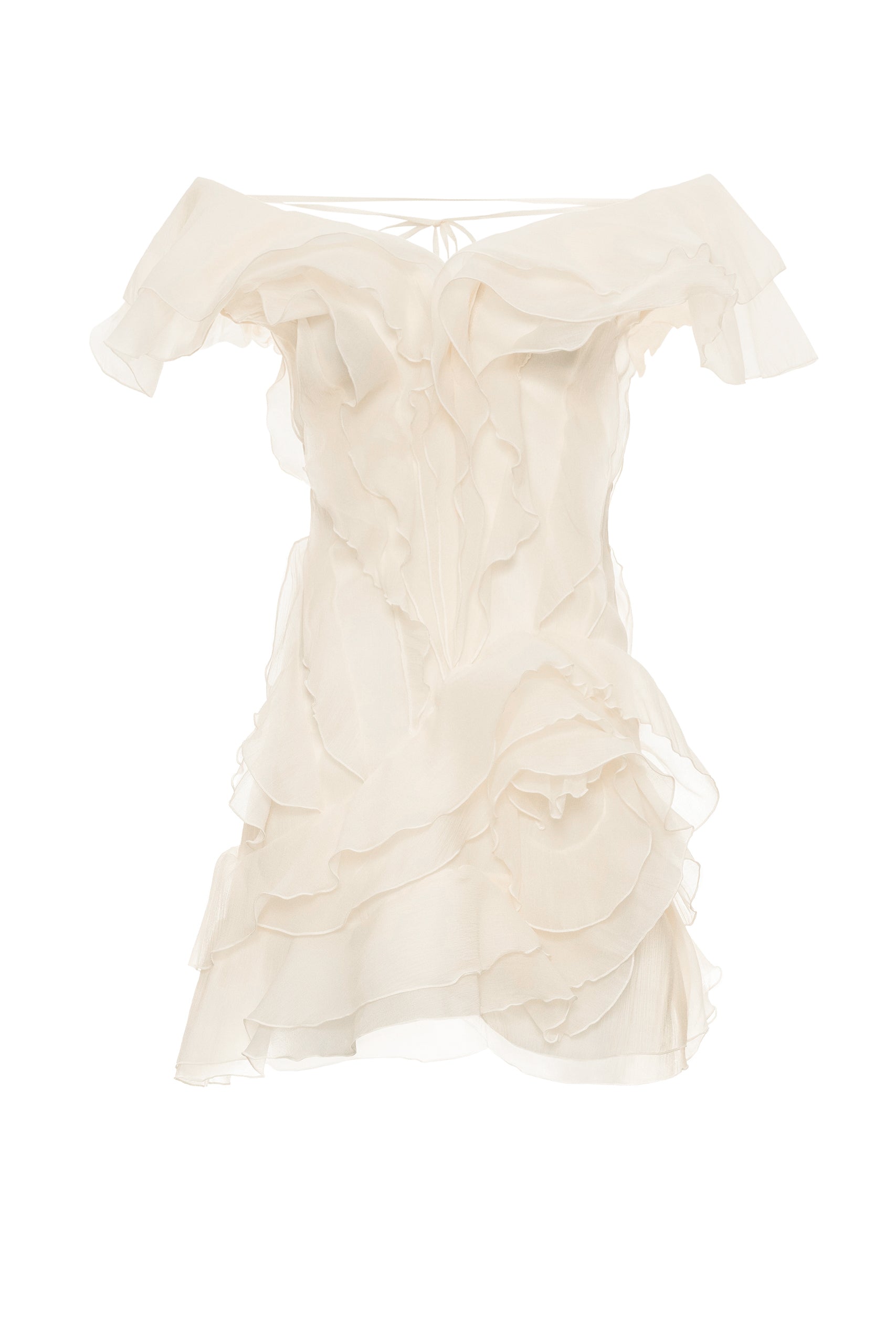Barbara | Women's Off Shoulder Strapless V Neck Mini Dress