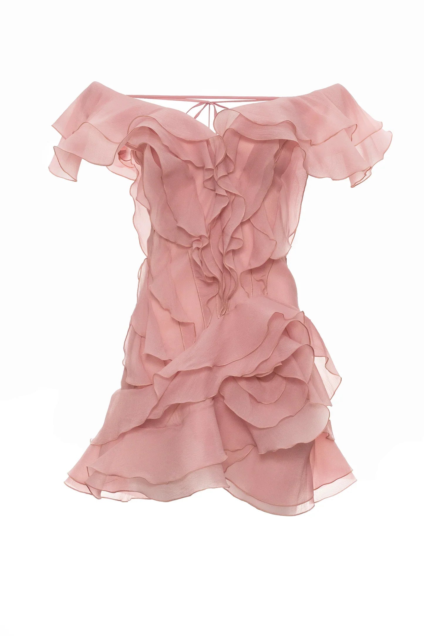 Barbara | Women's Off Shoulder Strapless V Neck Mini Dress