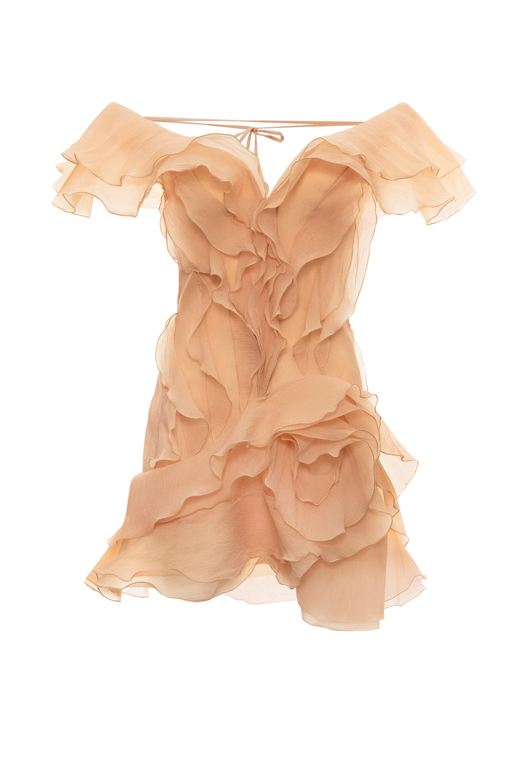 Barbara | Women's Off Shoulder Strapless V Neck Mini Dress