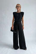 Barbara | Women’s Sleeveless Round Neck Summer Two Piece Set