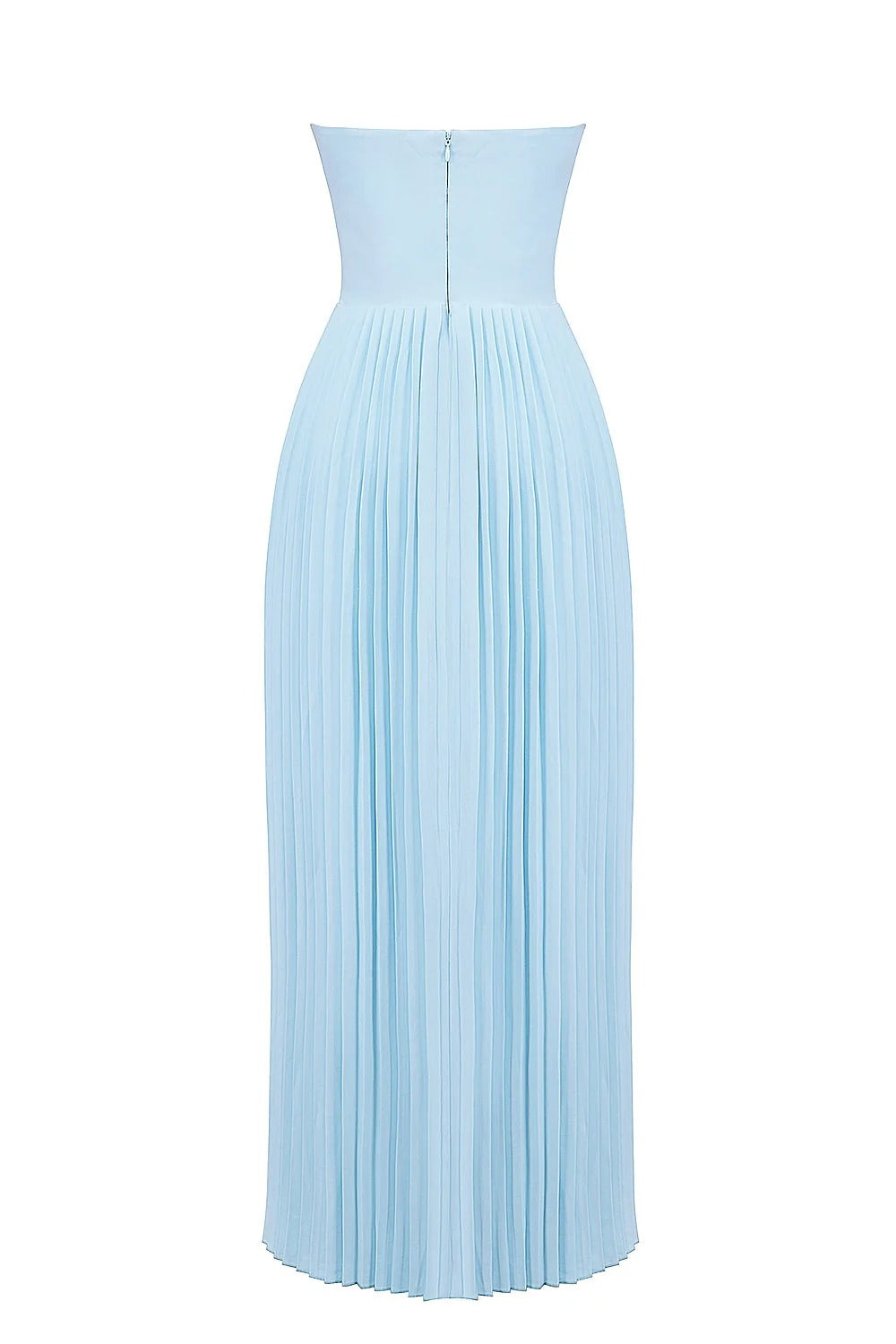 Becky | Women's Flowy Sweetheart Neck Blue Wedding Guest Dress