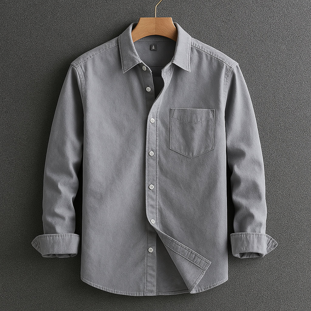 Bentley | Men's Button Front Long Sleeve Dress Shirt