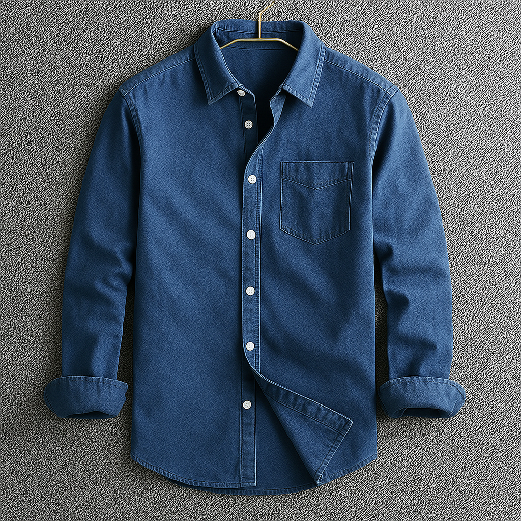 Bentley | Men's Button Front Long Sleeve Dress Shirt
