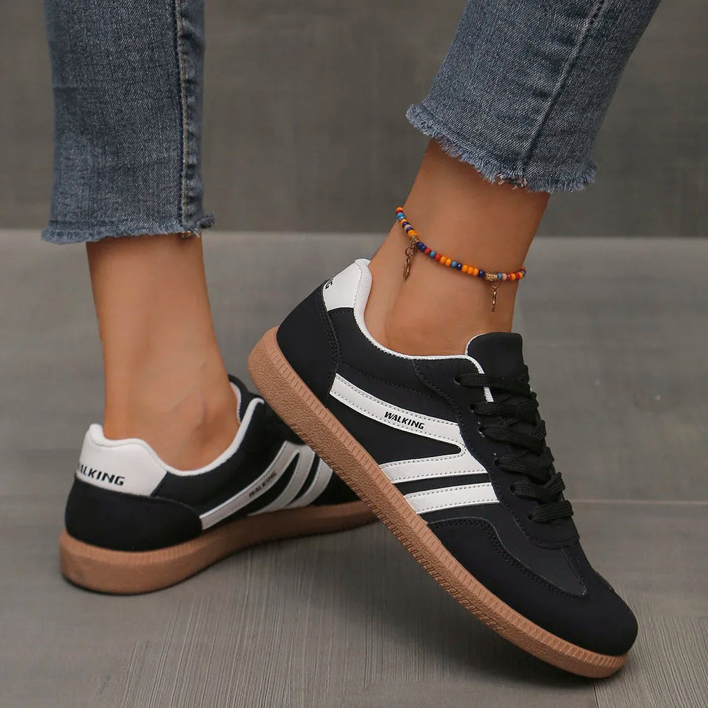 Bette | Women’s Low Top Lace Up Round Toe Sneakers
