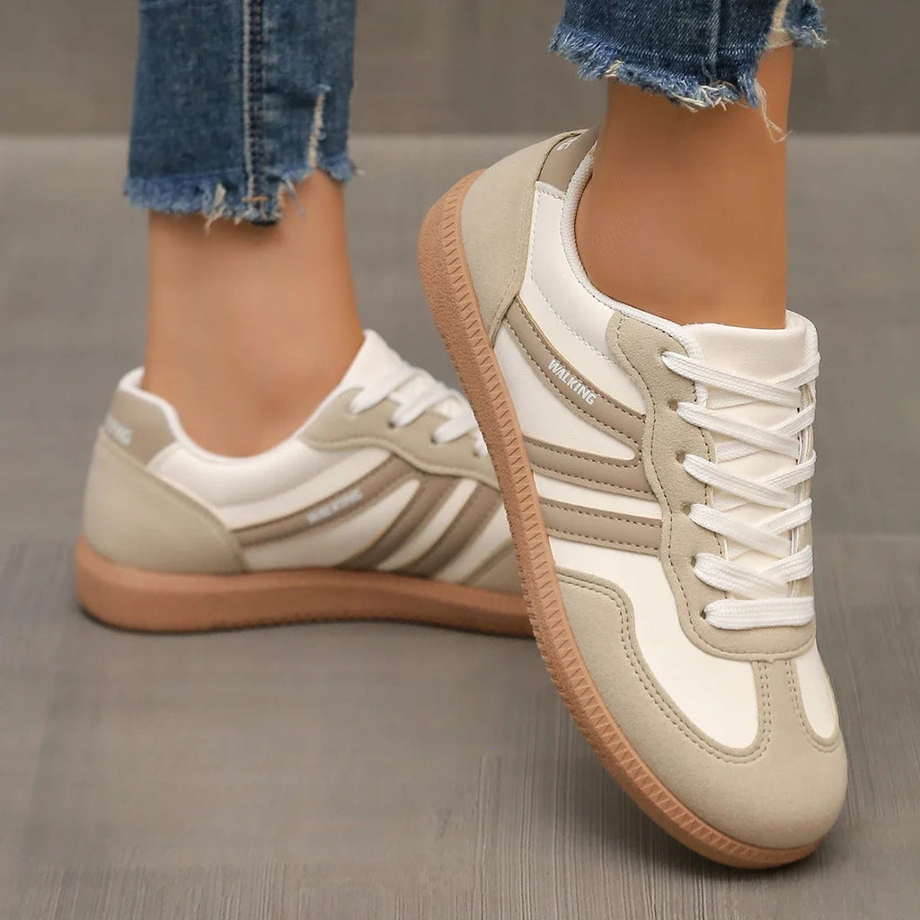 Bette | Women’s Low Top Lace Up Round Toe Sneakers