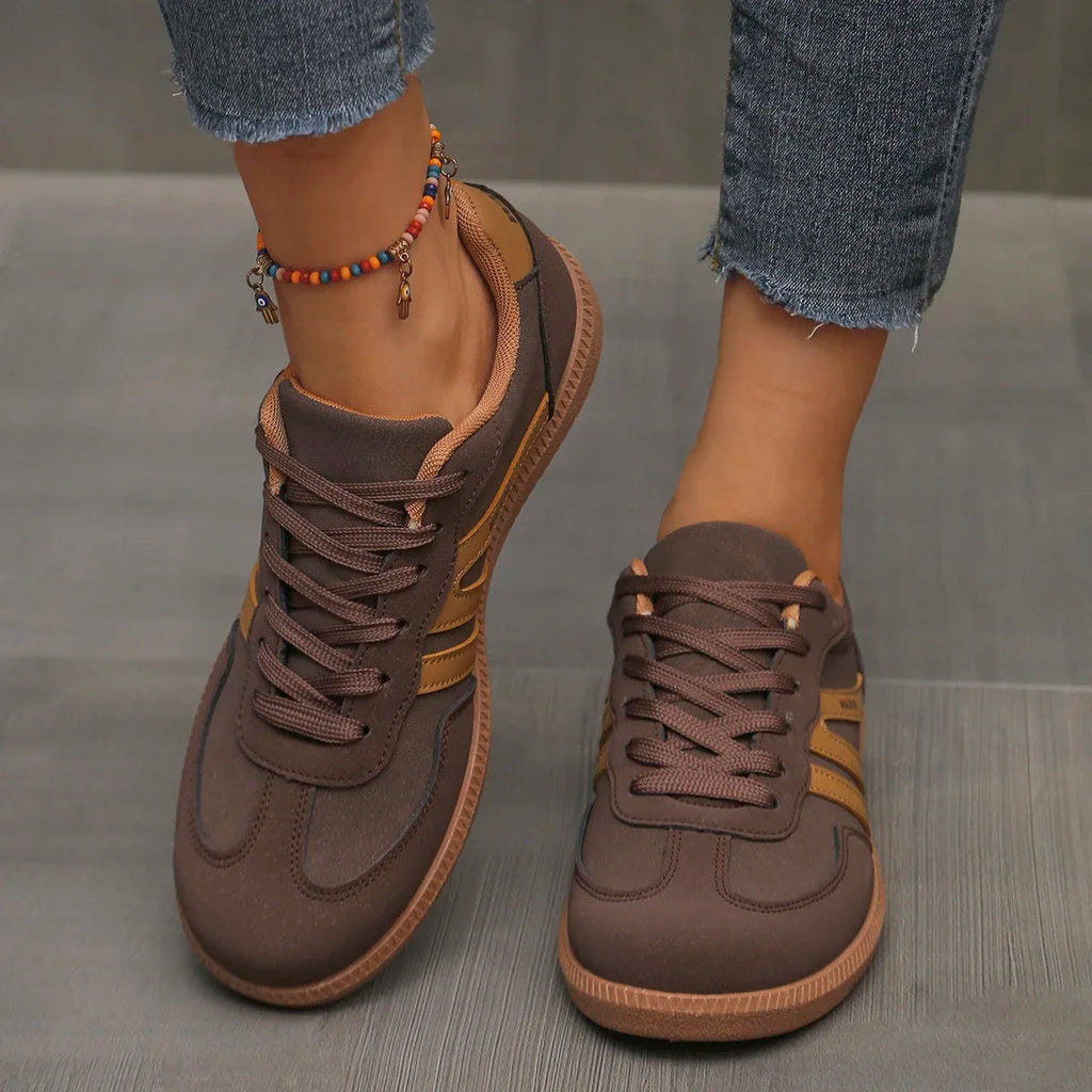 Bette | Women’s Low Top Lace Up Round Toe Sneakers
