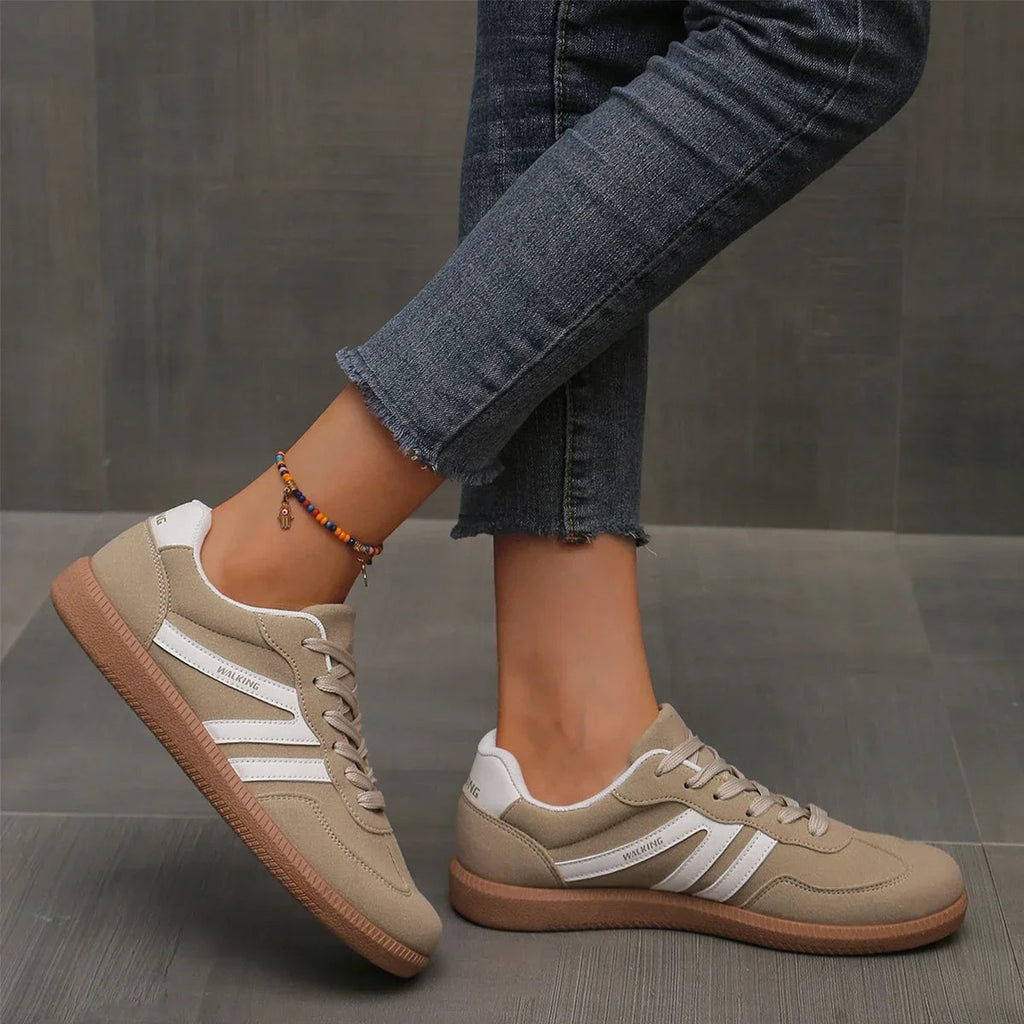 Bette | Women’s Low Top Lace Up Round Toe Sneakers