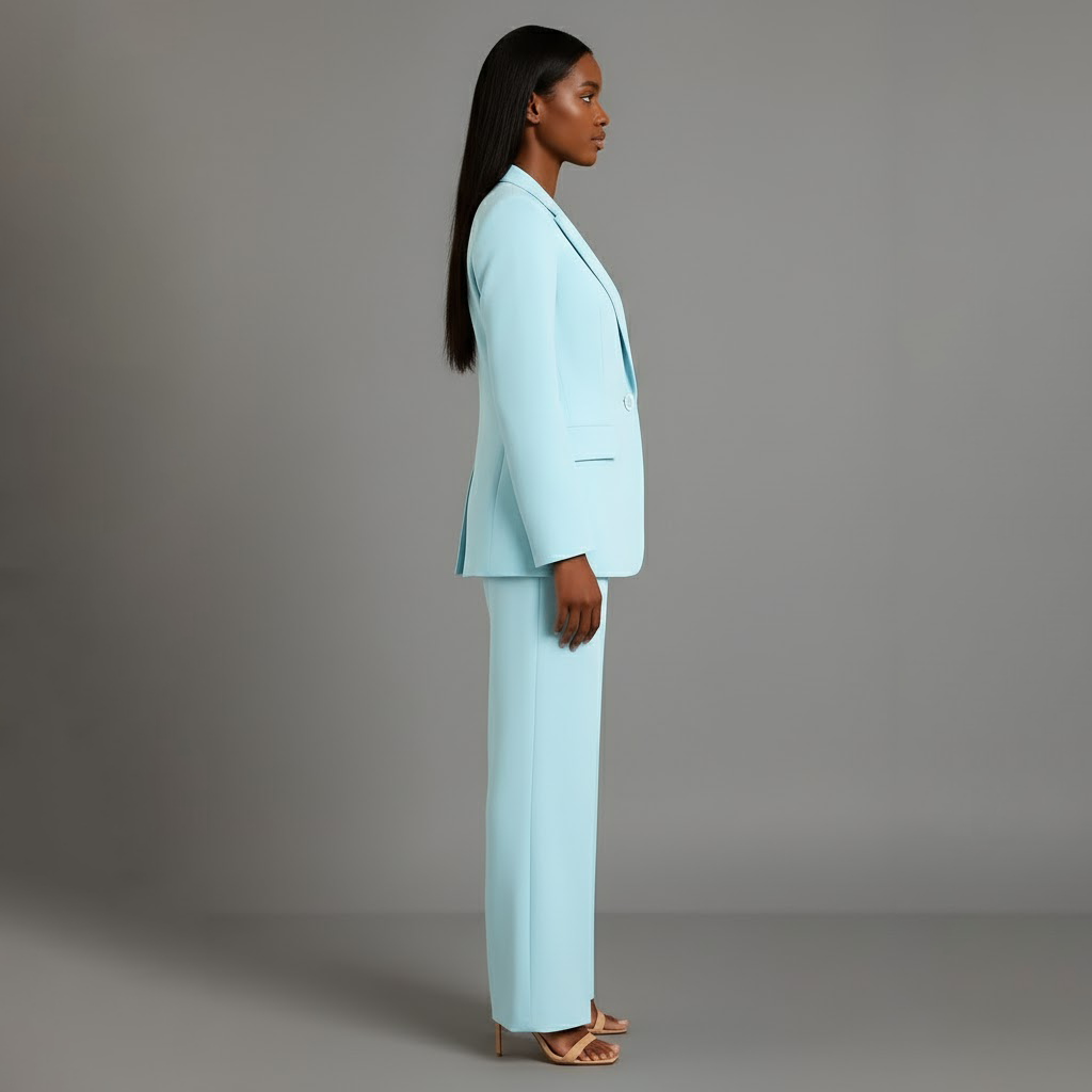 Betty | Women’s V Neck Long Sleeve Matching Suit