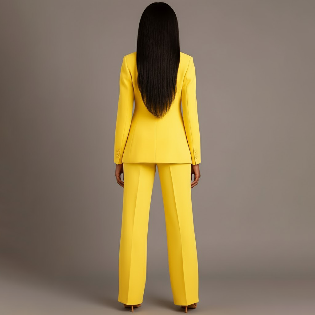 Betty | Women’s V Neck Long Sleeve Matching Suit