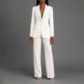 Betty | Women’s V Neck Long Sleeve Matching Suit