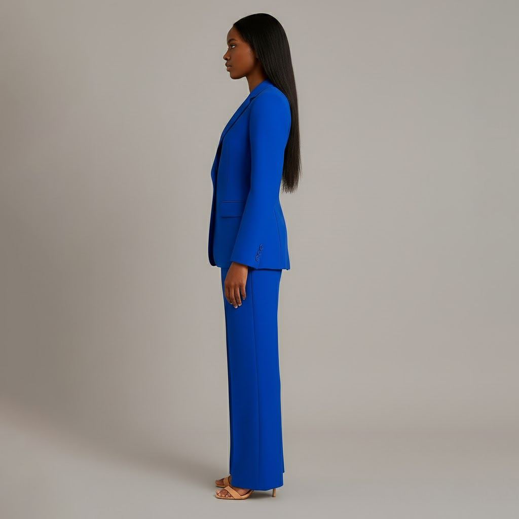 Betty | Women’s V Neck Long Sleeve Matching Suit