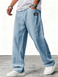 Brendon | Men's Wide-Leg Relaxed Side Pockets Summer Trousers