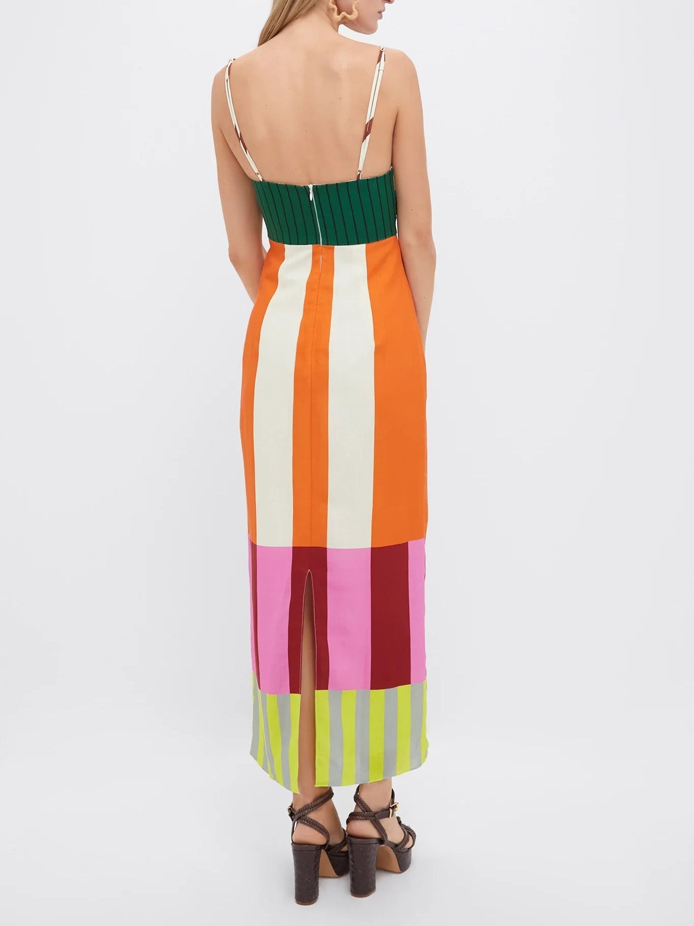 Brianna | Women’s Striped Sleeveless Summer Dress