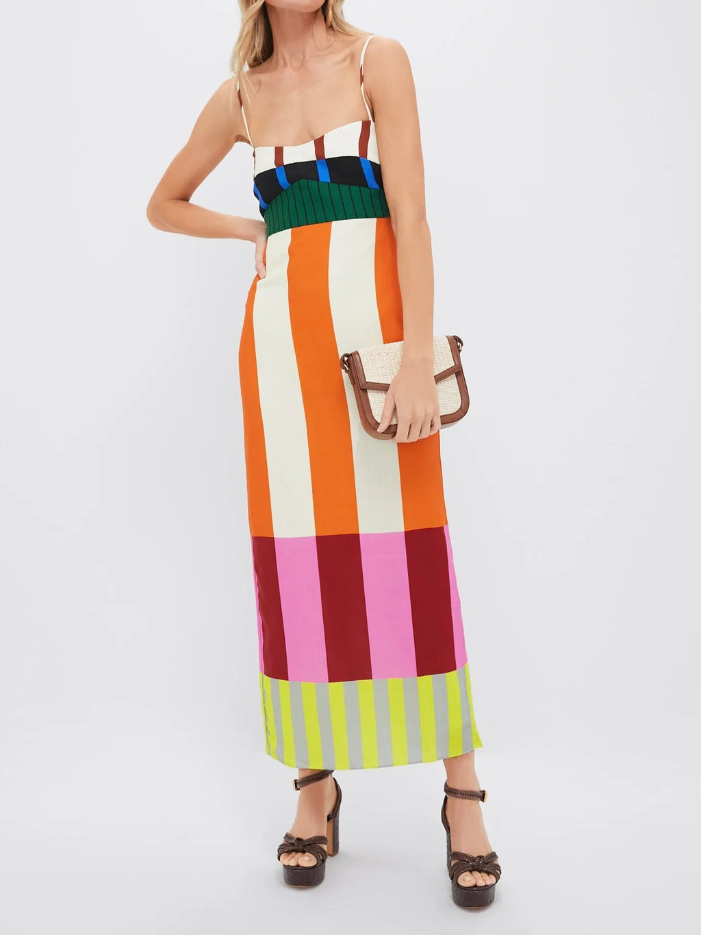 Brianna | Women’s Striped Sleeveless Summer Dress