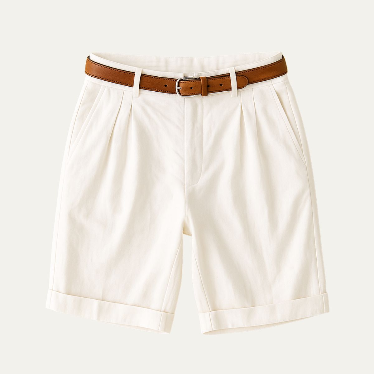 Brixton | Men's Pleated Side Pocket Cuffed Summer Shorts