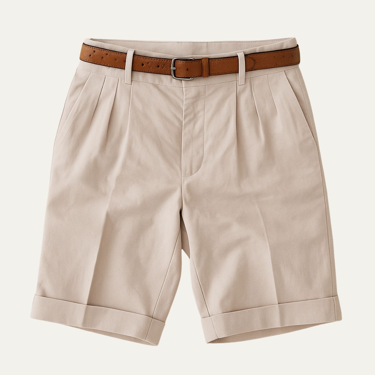 Brixton | Men's Pleated Side Pocket Cuffed Summer Shorts