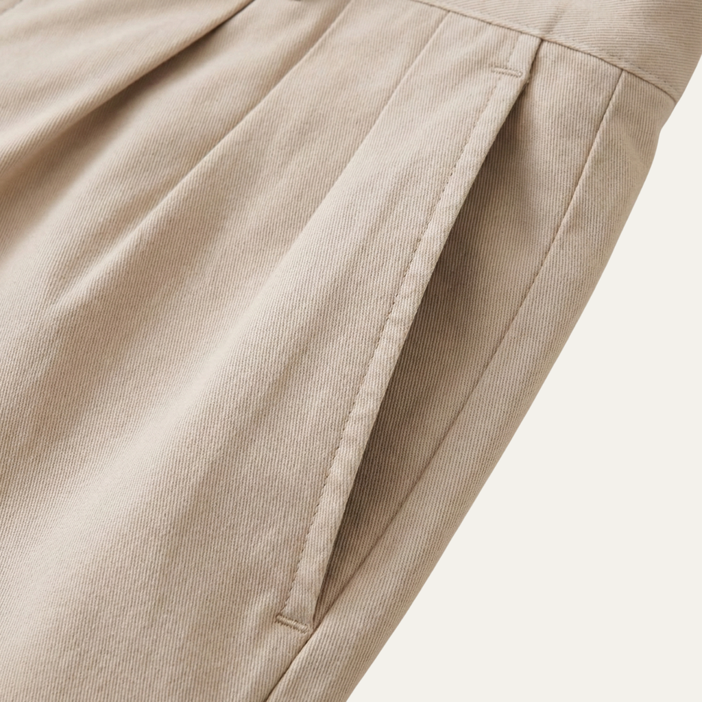 Brixton | Men's Pleated Side Pocket Cuffed Summer Shorts