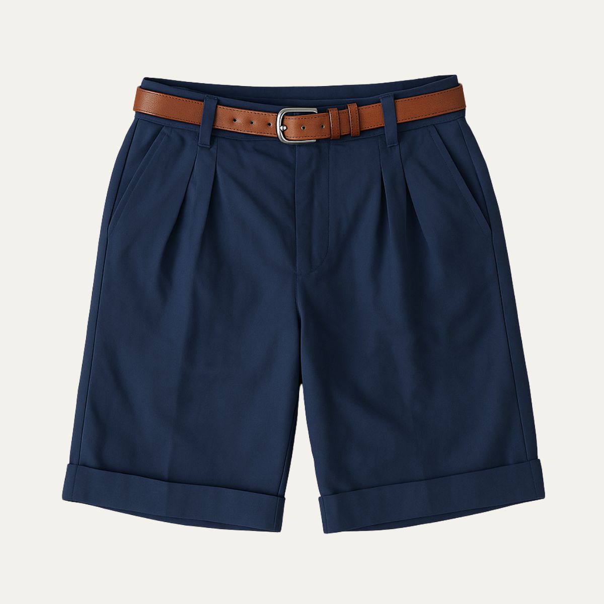 Brixton | Men's Pleated Side Pocket Cuffed Summer Shorts
