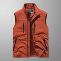 Bronson | Men’s Stand Collar Multi Pocket Cargo Utility Vest