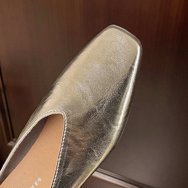 Carley | Women’s Tapered Toe Backless Slip On Mules