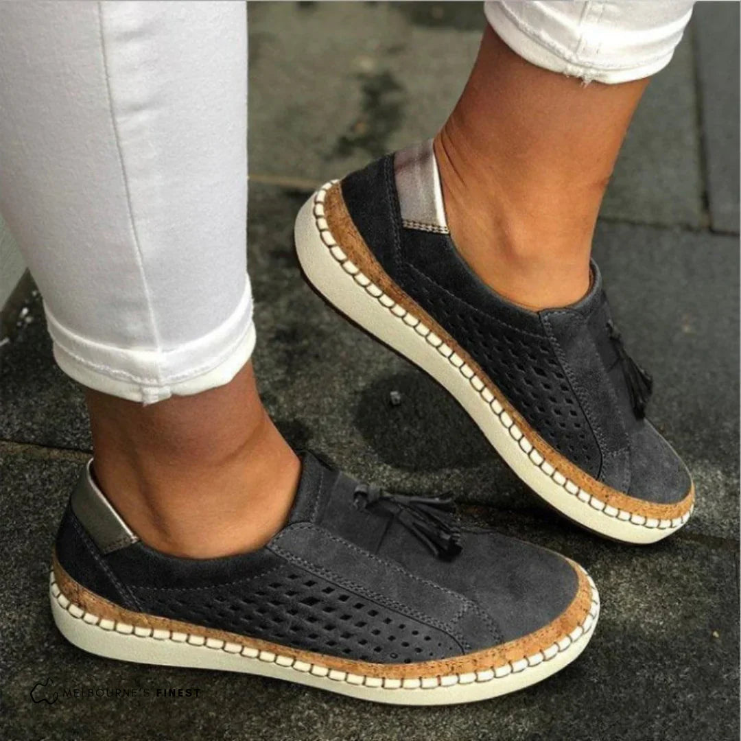 Carmen | Women’s Low Top Round Toe Slip On Sneakers