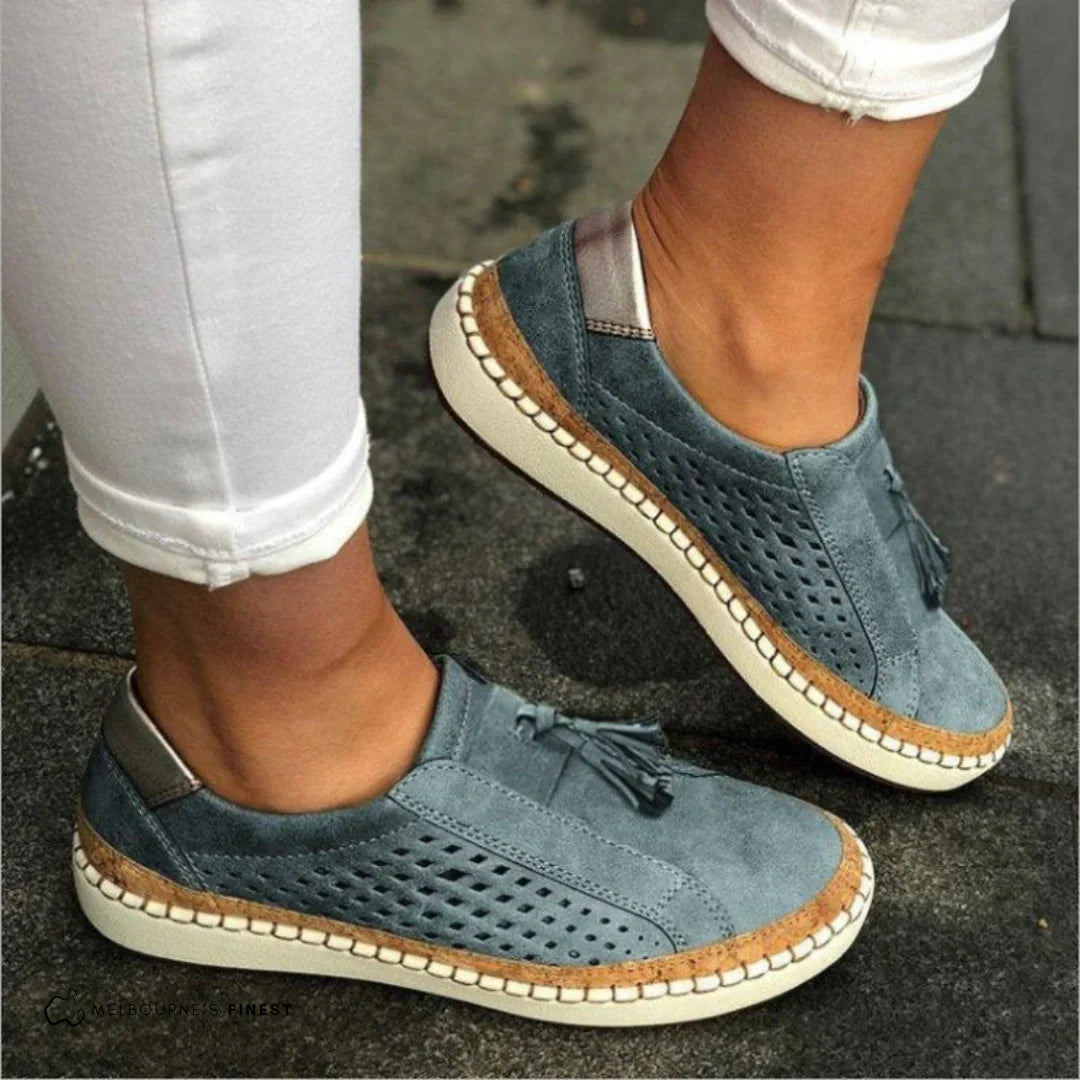 Carmen | Women’s Low Top Round Toe Slip On Sneakers