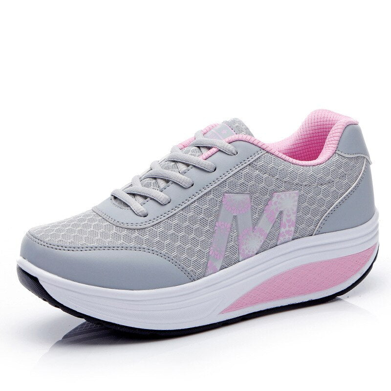 Caroline | Women’s Lace Up Round Toe Platform Shoes