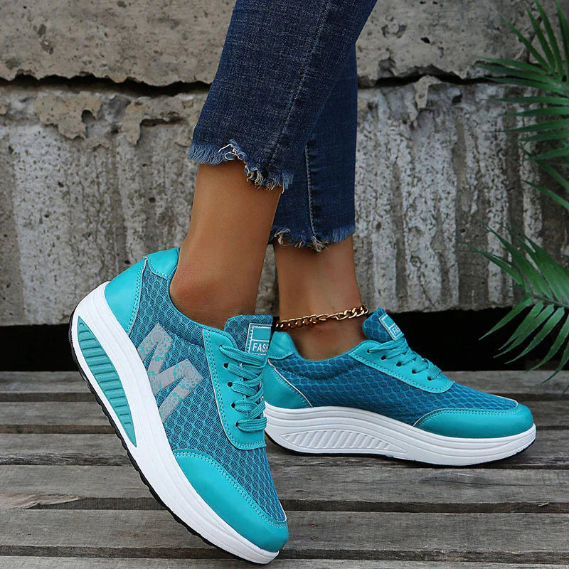 Caroline | Women’s Lace Up Round Toe Platform Shoes