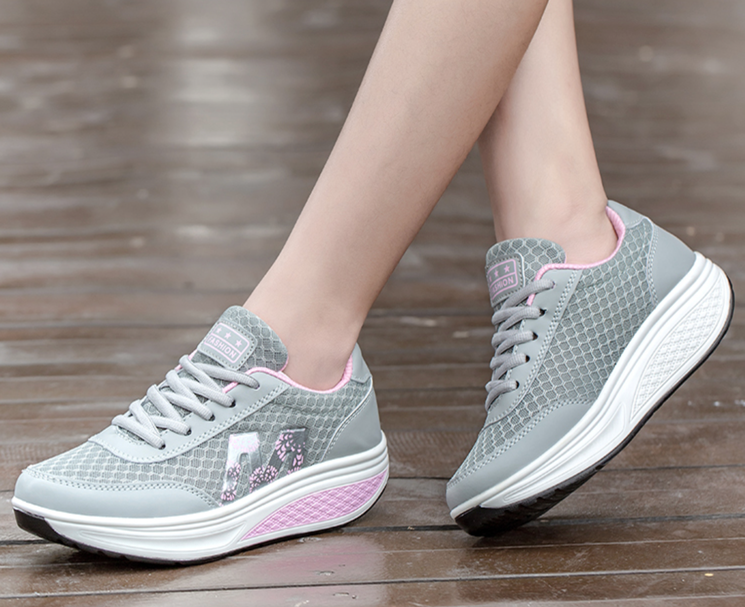 Caroline | Women’s Lace Up Round Toe Platform Shoes
