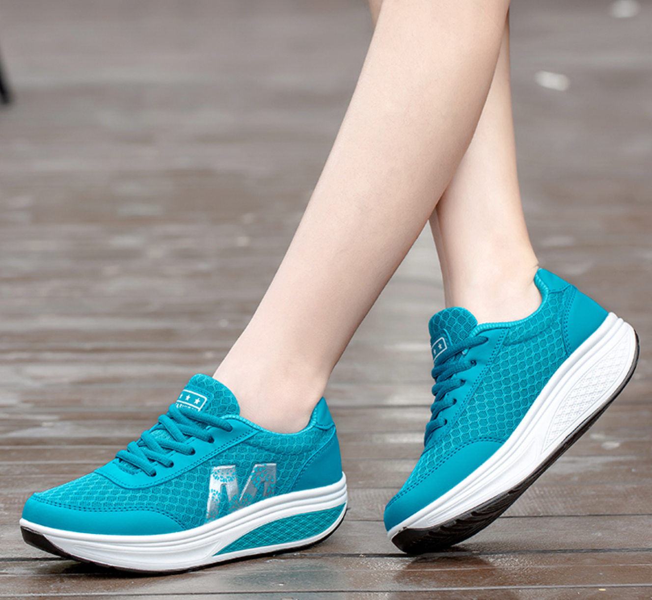 Caroline | Women’s Lace Up Round Toe Platform Shoes