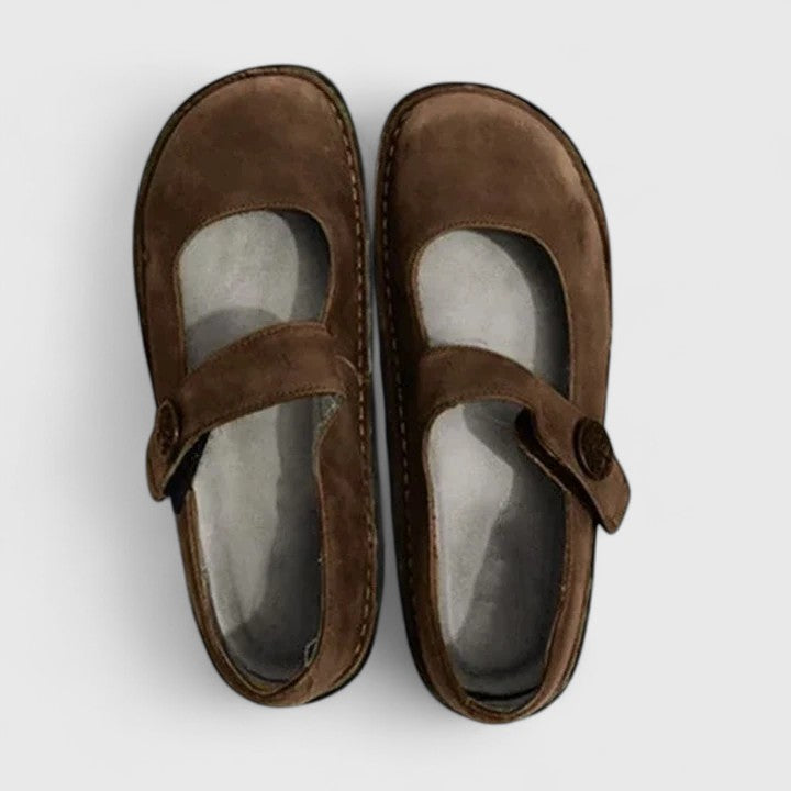 Carrie | Women’s Ajustable Strap Round Toe Mary Jane Shoes