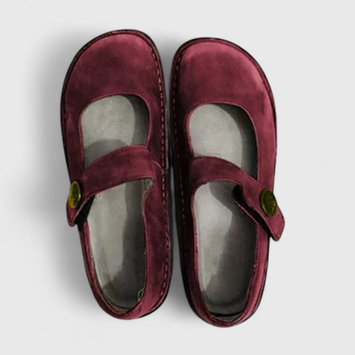 Carrie | Women’s Ajustable Strap Round Toe Mary Jane Shoes