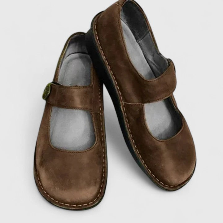 Carrie | Women’s Ajustable Strap Round Toe Mary Jane Shoes