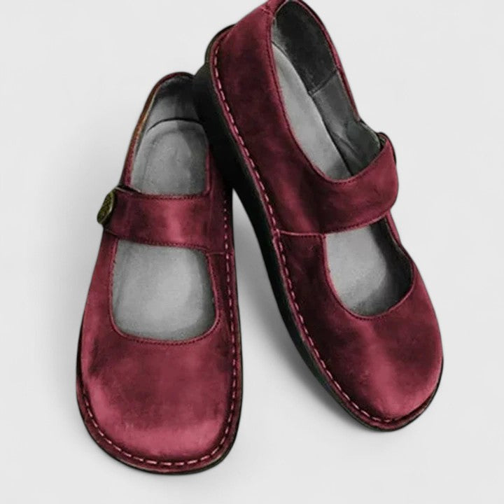 Carrie | Women’s Ajustable Strap Round Toe Mary Jane Shoes