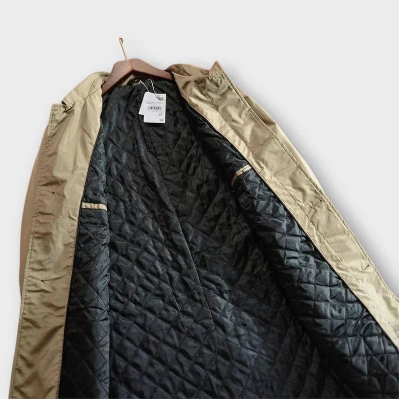Chadwick | Men’s Long Sleeve Button Front Pointed Collar Pockets Coat