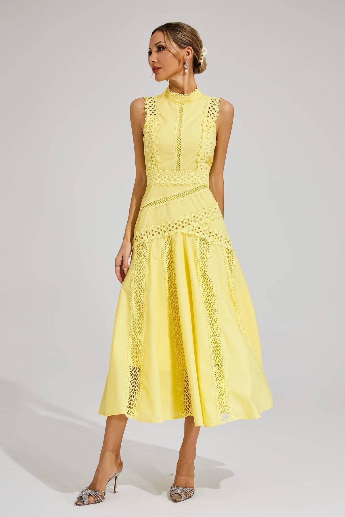 Chantelle | Women’s Sleeveless Tiered Wedding Guest Dress
