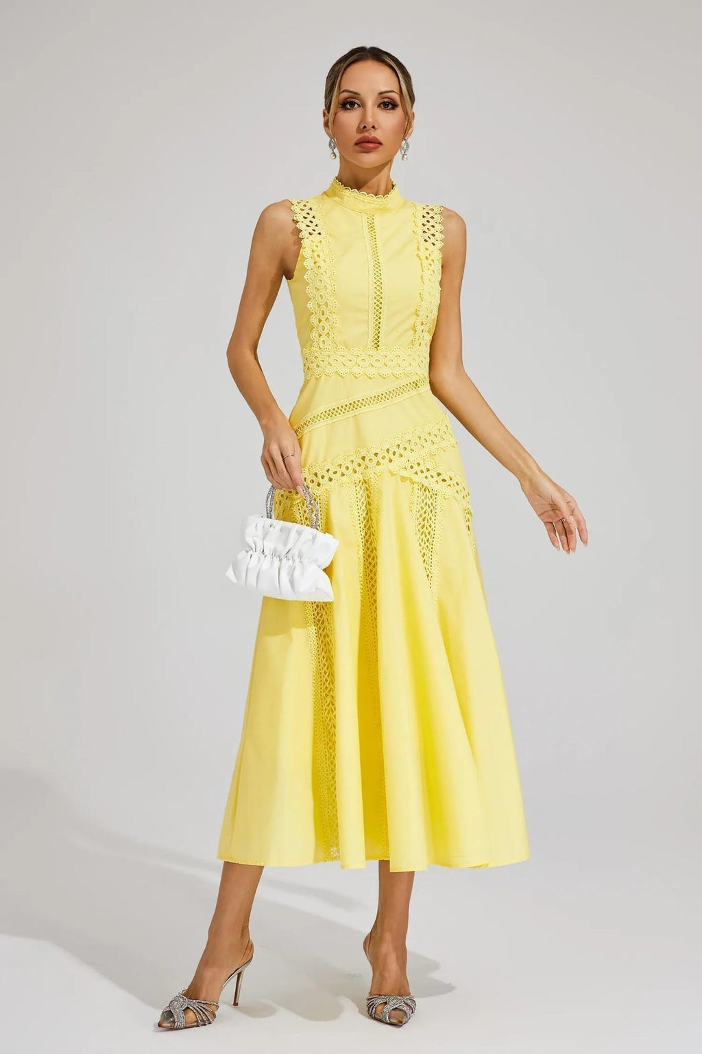 Chantelle | Women’s Sleeveless Tiered Wedding Guest Dress