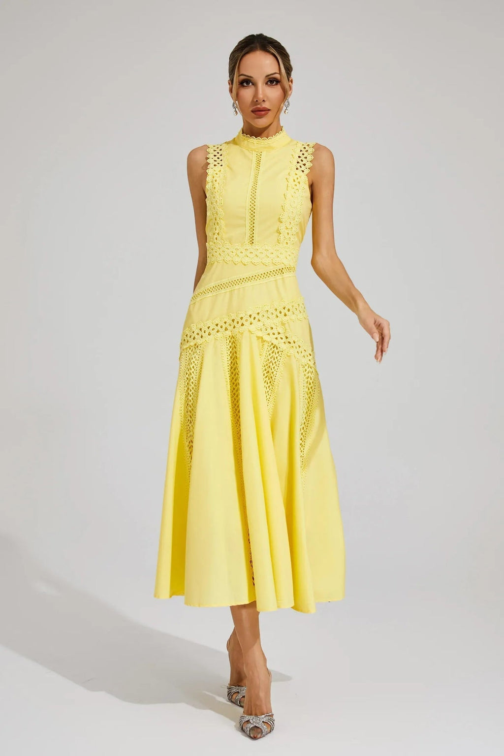 Chantelle | Women’s Sleeveless Tiered Wedding Guest Dress