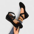 Chiara | Women’s Criss Cross Strap Wedge Summer Sandals