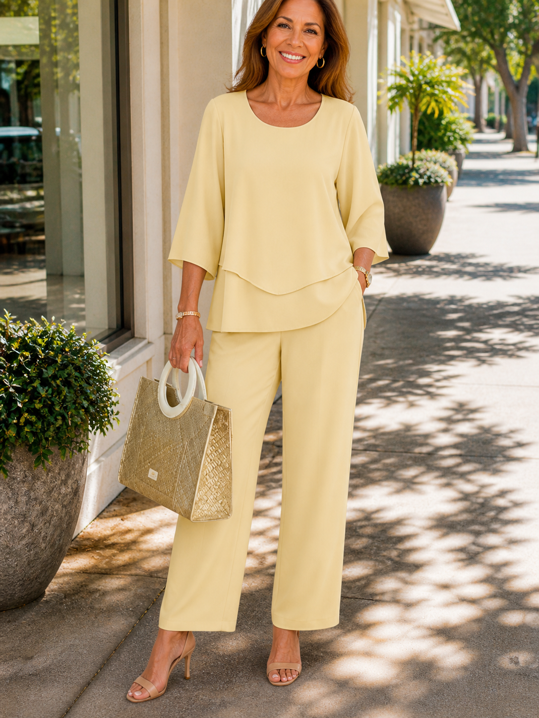 Cindy | Women’s Straight Leg Two Piece Matching Set